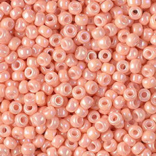 Miyuki rocailles Perlen 8/0 - Opaque luster tea rose 8-596